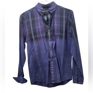 Guess DILLON - XS Slim Fit - Blue and Black Plaid